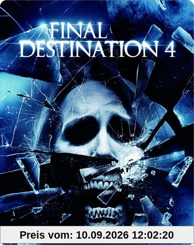 Final Destination 4 - Special Edition im Wende-Steelbook (inkl. 3D-Version des Films + vier 3-D Brillen) [Blu-ray]