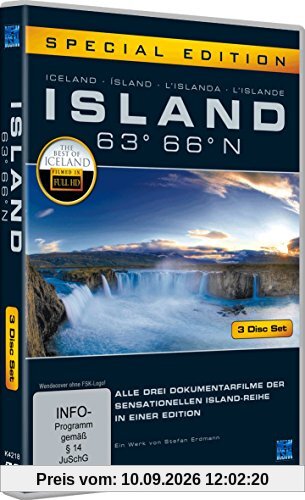Island 63° 66° N - Eine phantastische Reise durch ein phantastisches Land [Special Edition] [3 DVDs]