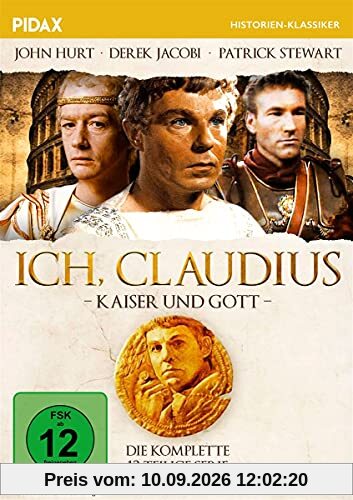 Ich, Claudius - Kaiser und Gott / Die komplette 13-teilige preisgekrönte Kult-Serie mit umfangreichem Bonusmaterial (Pidax Historien-Klassiker) [5 DVDs]