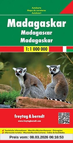 Freytag-Berndt und Artaria Kg Freytag Berndt Autokarten, Madagaskar - Maßstab 1, 1.000.000