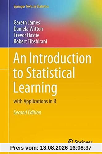 An Introduction to Statistical Learning: with Applications in R (Springer Texts in Statistics)