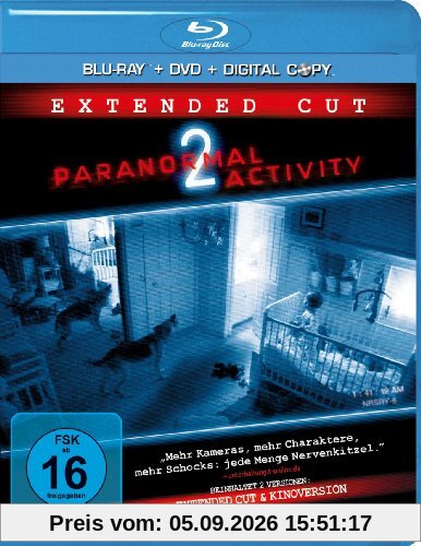 Paranormal Activity 2 (Extended Cut, inkl. DVD + Digital Copy) [Blu-ray]