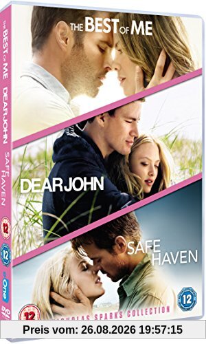 Nicholas Sparks Triple: Dear John/Safe Haven/The Best of Me [3 DVDs] [UK Import]