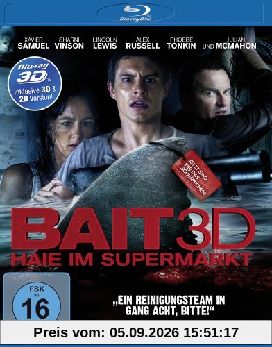 Bait 3D - Haie im Supermarkt (inkl. 2D Version) [Blu-ray 3D]