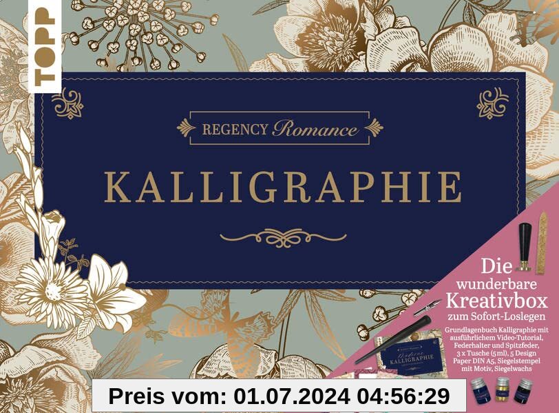 Regency Romance Kalligraphie - Die wunderbare Kreativbox: Der Einstieg in die Welt der Kalligraphie