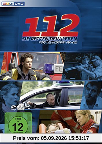 112 - Sie retten dein Leben, Vol. 4, Folge 49-64 [2 DVDs]