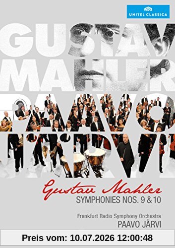 Gustav Mahler Paavo Järvi, Mahler-Sinfonien Nr. 9 & 10 (Rheingau Musikfestival 2008/2009) [Dvd]