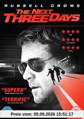 NEXT THREE DAYS THE [Blu-ray] [UK Import]