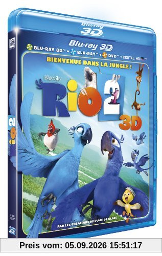 Rio 2 [Combo Blu-ray 3D + Blu-ray + DVD]