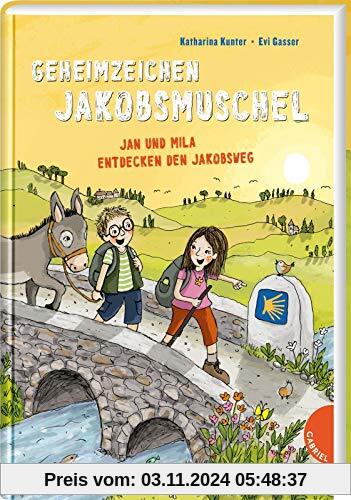 Geheimzeichen Jakobsmuschel. Jan und Mila entdecken den Jakobsweg: | Ein spannendes Kinder Sachbuch über Wandern auf dem