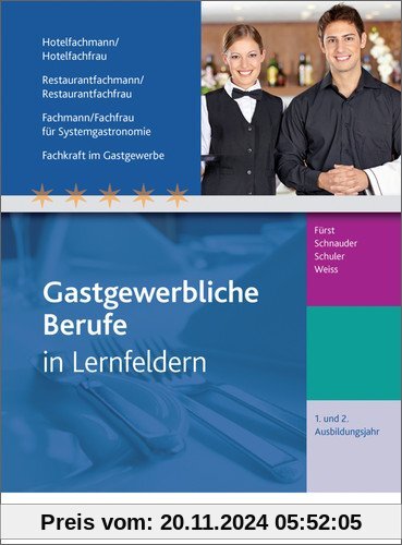 Gastgewerbliche Berufe nach Ausbildungsjahren: 1.-2. Jahr Ausbildungsjahr: Schülerband