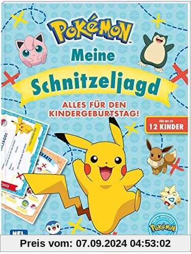 Pokémon: Meine Schnitzeljagd: Alles für den Kindergeburtstag! | Für bis zu 12 Kinder