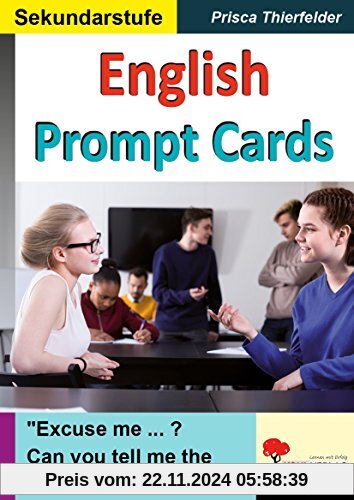 English Prompt Cards: Kopiervorlagen zum Einsatz im 2.-6. Lernjahr