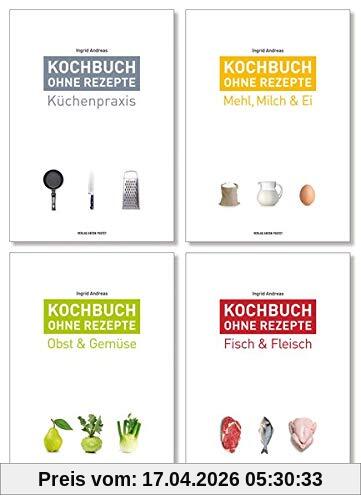 Kochbuch ohne Rezepte: Band 1 - 4 im Set