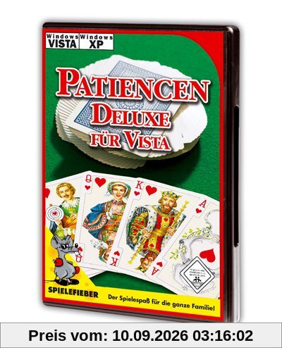 Patiencen Deluxe für Vista, CD-ROM Für Windows XP, Vista