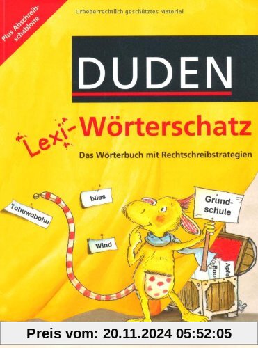 Lexi-Wörterschatz: 2.-4. Schuljahr - Wörterbuch mit Abschreibschablone: Kartoniert