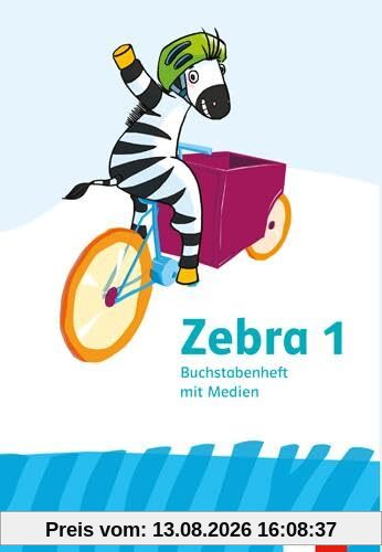 Zebra 1: Buchstabenheft mit Medien in Grundschrift Klasse 1 (Zebra. Ausgabe ab 2024)