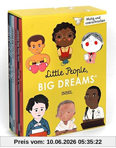 Little People, Big Dreams: Mutig und unerschrocken: Geschenkbox mit 6 Bänden: Muhammad Ali, Hannah Arendt, Simone de Beauvoir, Mahatma Gandhi, Martin Luther King, Rosa Parks