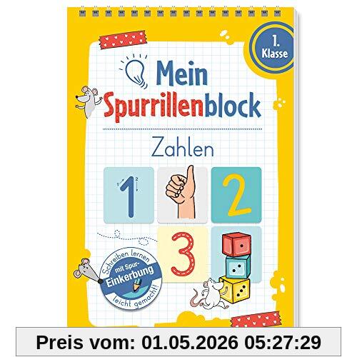 Trötsch Mein Spurrillenblock Zahlen Übungsbuch: Übungsbuch Beschäftigungsbuch Lernbuch
