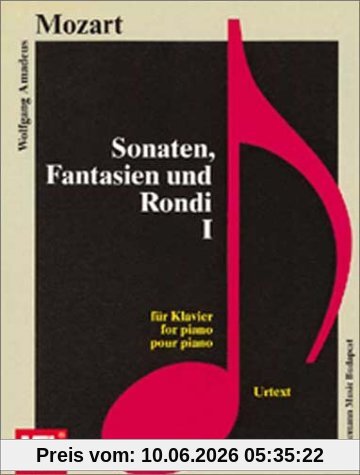 Sonatas, Phantasies & Rondi I (Music Scores)