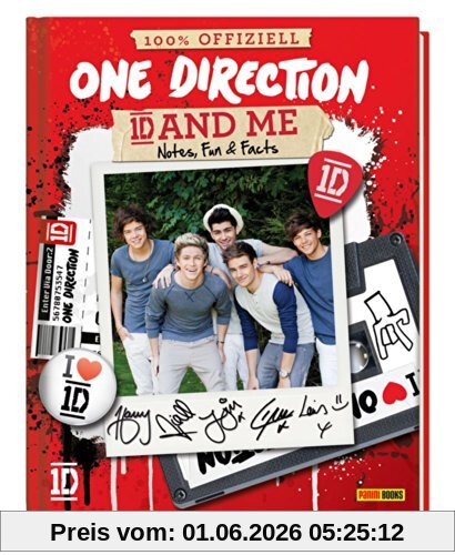 unbekannt One Direction Fanbuch, 1D And Me - Notes, Fun & Facts