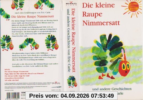 Die kleine Raupe Nimmersatt [VHS]