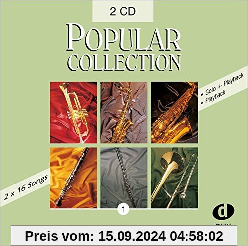 Popular Collection 1 Doppel-CD, Halb- und Vollplayback