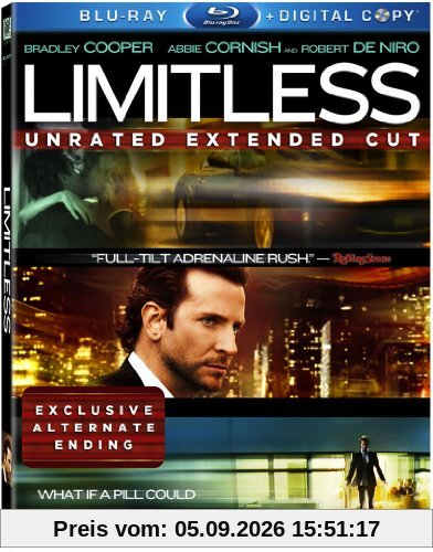 Limitless (Unrated Extended Cut + Digital Copy) [Blu-ray]