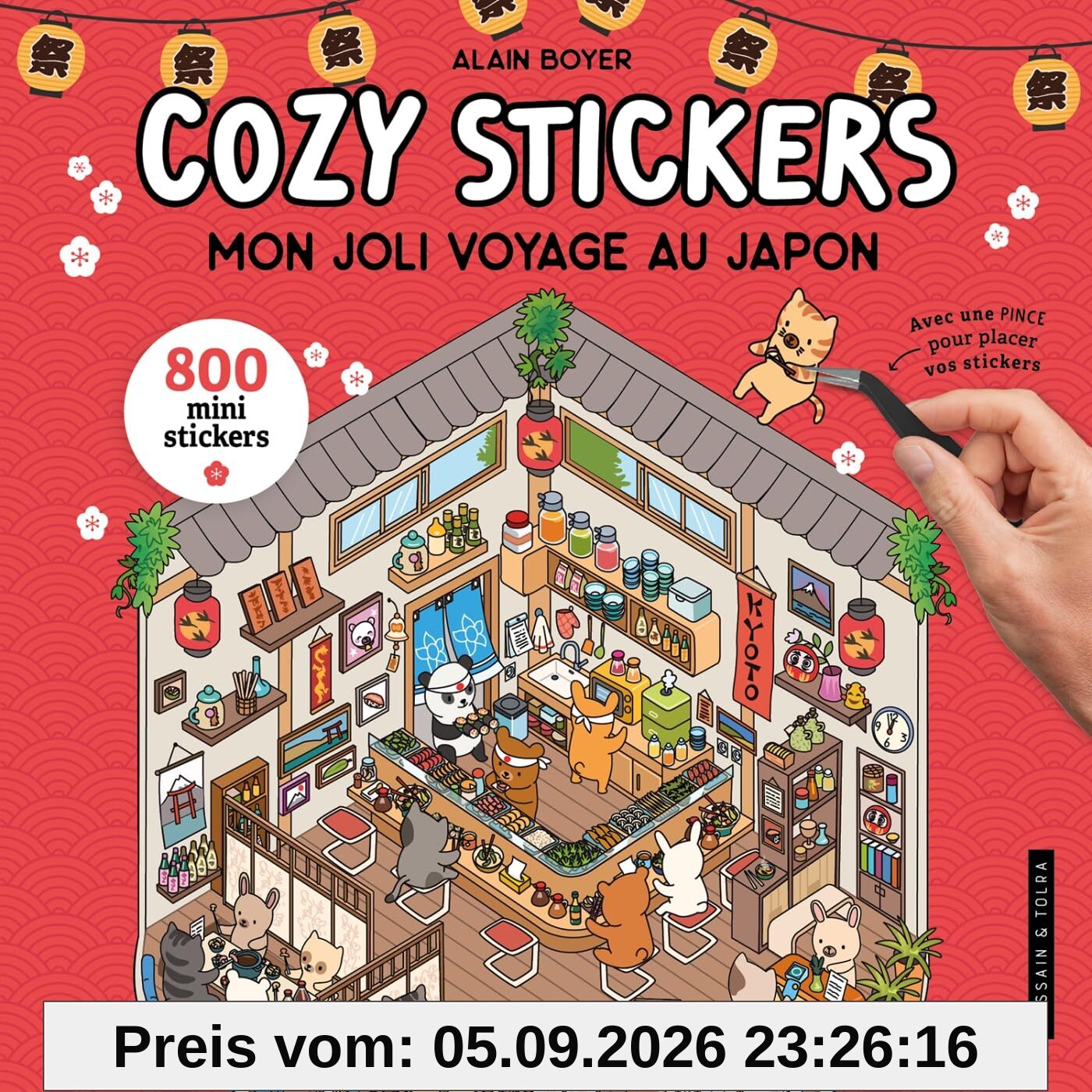 Mon joli voyage au Japon : 800 mini stickers : cozy stickers