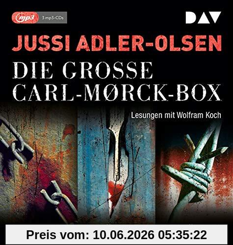 Die große Carl-Morck-Box 1: Lesungen mit Wolfram Koch (3 mp3-CDs) (Carl-Mørck-Reihe)