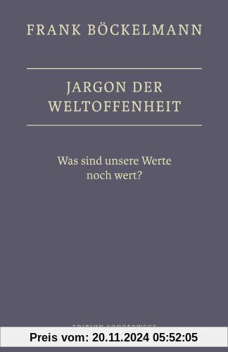 Jargon der Weltoffenheit