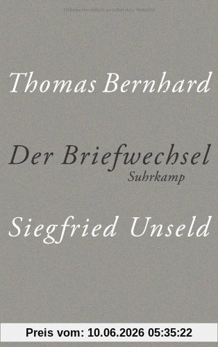 Der Briefwechsel Thomas Bernhard/Siegfried Unseld
