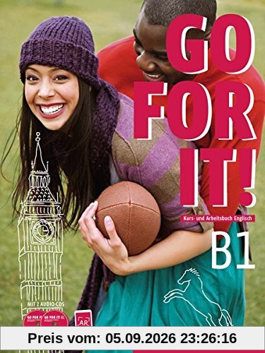 Go for it! B1: Kursbuch + Arbeitsbuch + 2 Audio-CDs