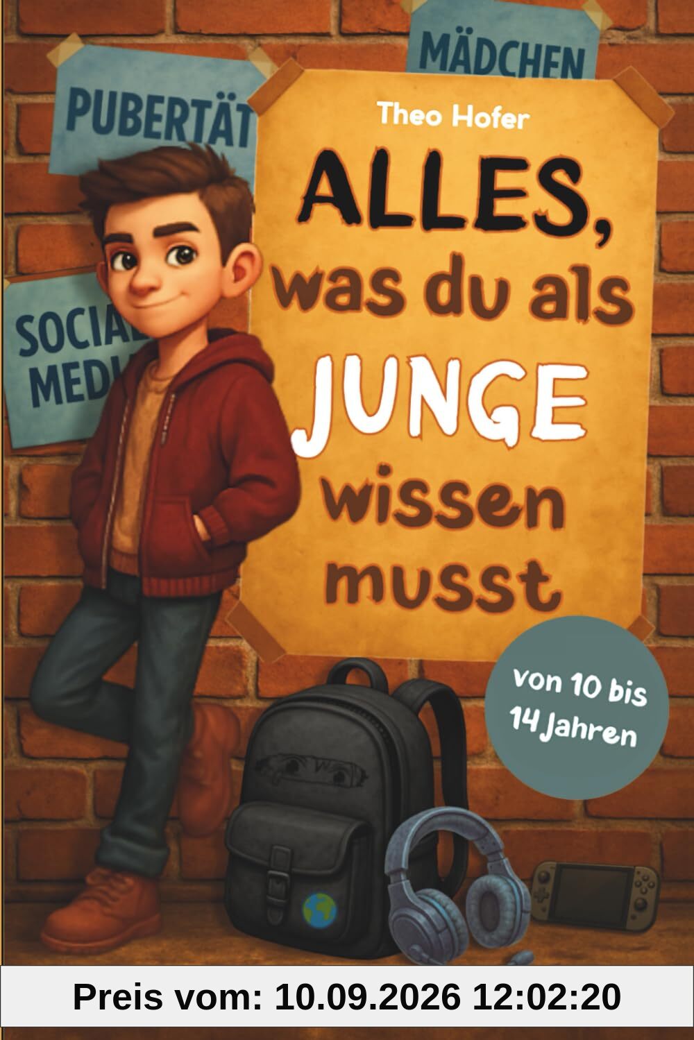 Alles, was du als Junge wissen musst: Pubertät Ratgeber und Aufklärungsbuch für Jungen 10-14 Jahre – Dein Begleiter durch die Jugend - ideales Geschenk für Teenager