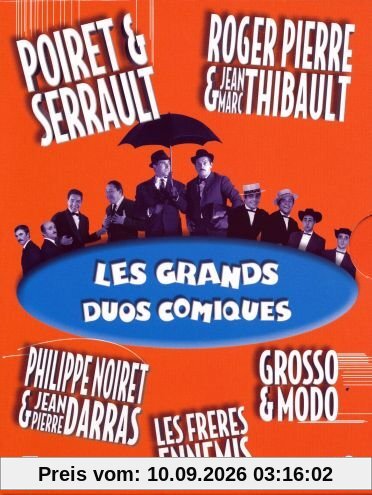 Coffret les grands duos comiques : poiret et serrault ; noiret et darras ; les freres ennemis ; grosso et modo [FR IMPORT]