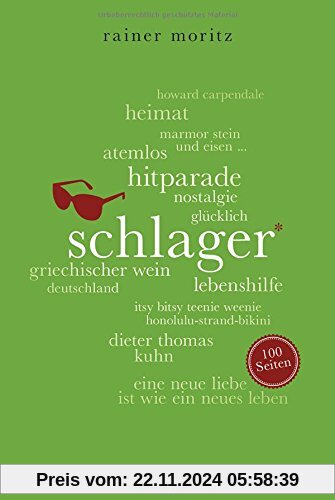 Schlager. 100 Seiten (Reclam 100 Seiten)