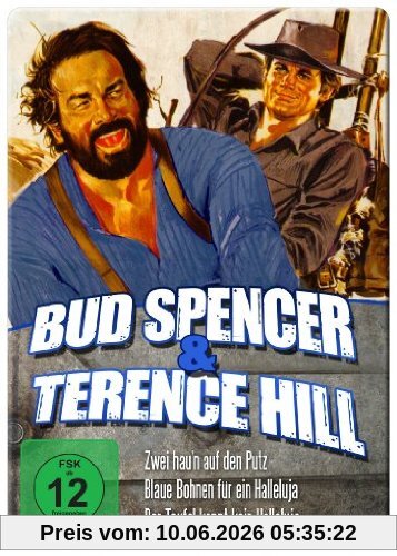 Bud Spencer & Terence Hill Edition - Vol. 3 (Zwei hau'n auf den Putz/Blaue Bohnen für ein Halleluja/Der Teufel kennt kein Halleluja) (Iron Edition)