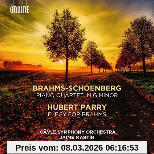 Gävle Symphony Orchestra Klavierquartett In G-Moll/Elegy For Brahms