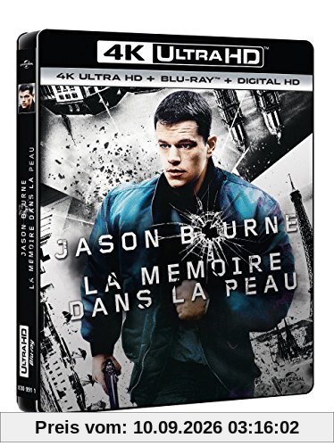 Jason bourne 1 : la mémoire dans la peau 4k ultra hd [Blu-ray] [FR Import]