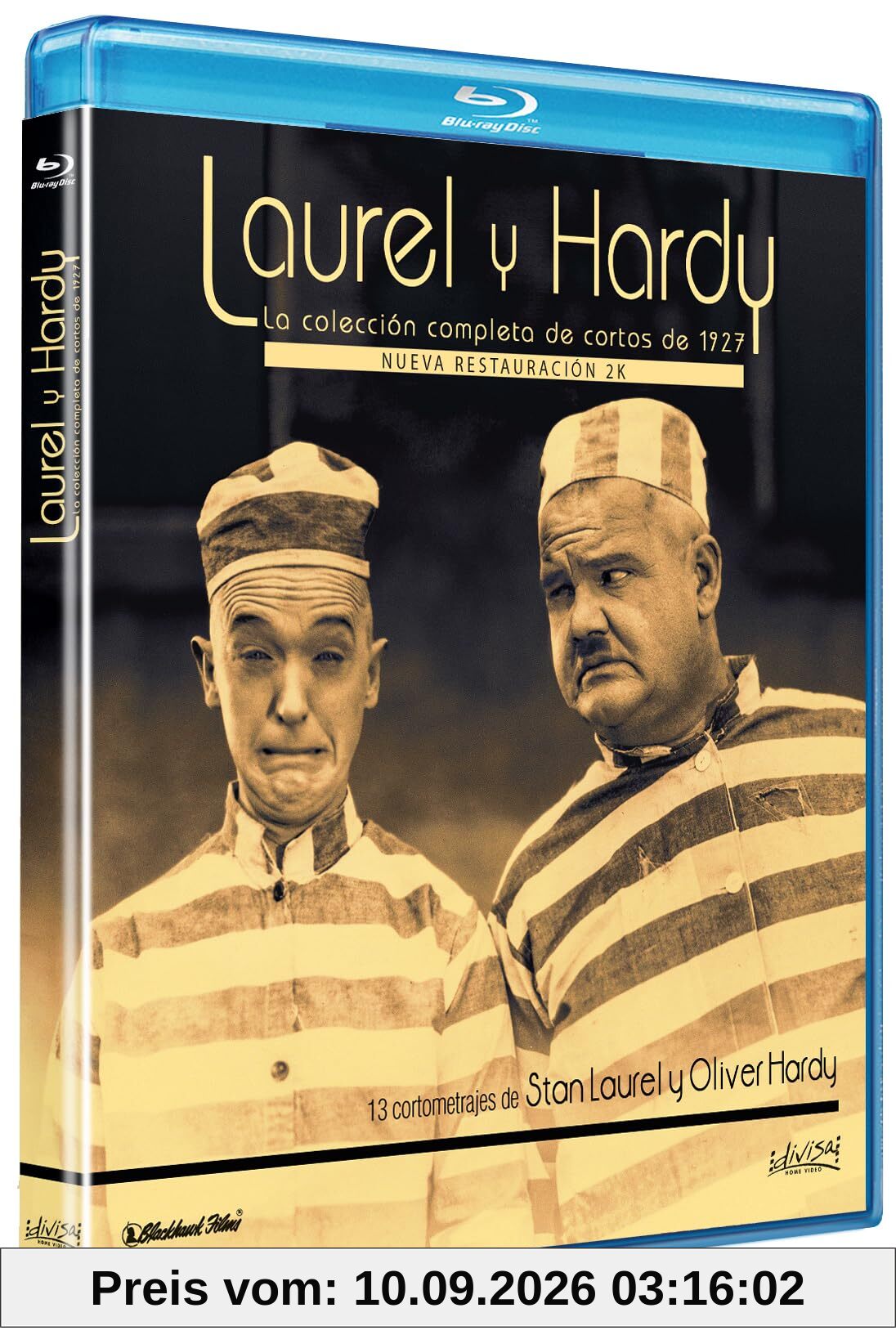 Laurel & Hardy Collection ( The Battle of the Century / The Second 100 Years / With Love and Hisses / Love 'Em and Weep / Putting Pants on P [ Origine Espagnole, Sans Langue Francaise ] (Blu-Ray)