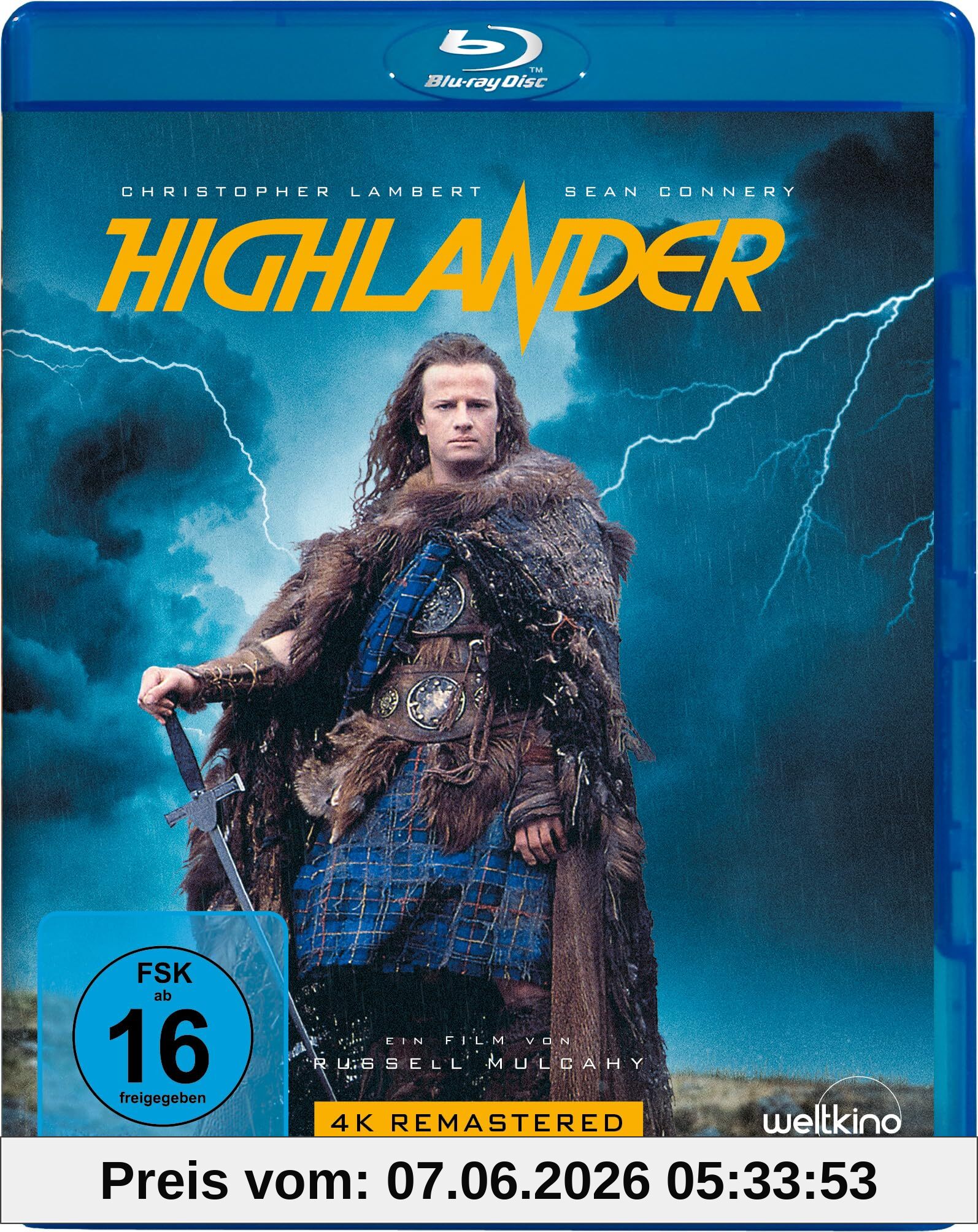 Highlander (4K Reamstered) [Blu-ray]