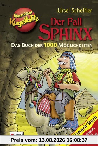 Kommissar Kugelblitz: Der Fall Sphinx: Das Buch der 1000 Möglichkeiten. Ein Mitmach-Buch. Du bestimmst, wie es weitergeht!