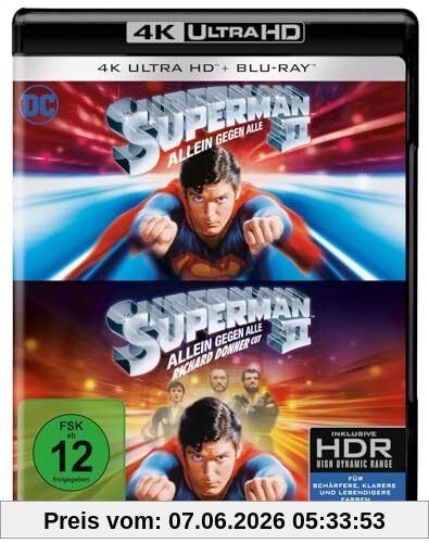 Superman 2: Allein gegen alle (4K Ultra HD) [Blu-ray]