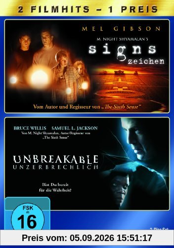 Signs - Zeichen / Unbreakable - Unzerbrechlich [2 DVDs]