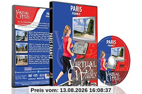 Virtuelle Spaziergänge – Paris, Frankreich – Für Indoor Walking, Laufband und Fahrrad Workouts