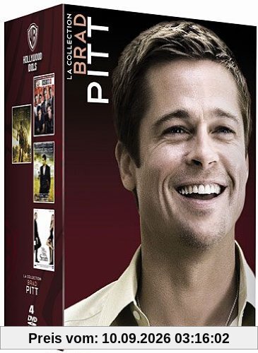 Coffret brad pitt : troie ; l'assassinat de jesse james par le lâche robert redford ; mr et mrs smith ; océan's 13 [FR Import]