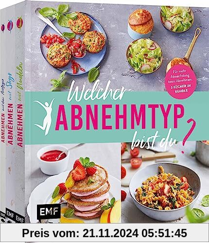 Welcher Abnehmtyp bist du?: 3 Bücher im Bundle: 130 Rezepte ohne Verzicht und für mehr Abwechslung beim Abnehmen