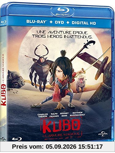 Kubo et l'armure magique [Blu-ray] [FR Import]