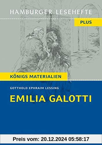 Emilia Galotti: Hamburger Leseheft plus Königs Materialien