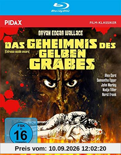 Bryan Edgar Wallace: Das Geheimnis des gelben Grabes - Remastered Edition / Spannender Gruselkrimi mit Starbesetzung + Bonusmaterial (Pidax Film-Klassiker) [Blu-ray]